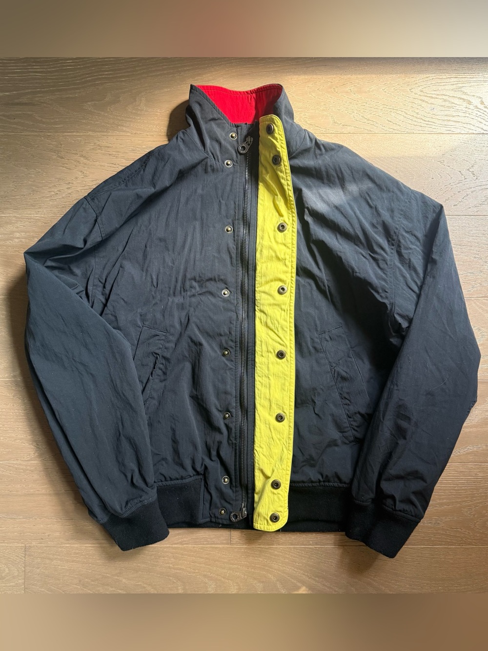 Aimé Leon Dore ALD Nylon Windbreaker Boat Jacket 🖤💛❤️ Size Small